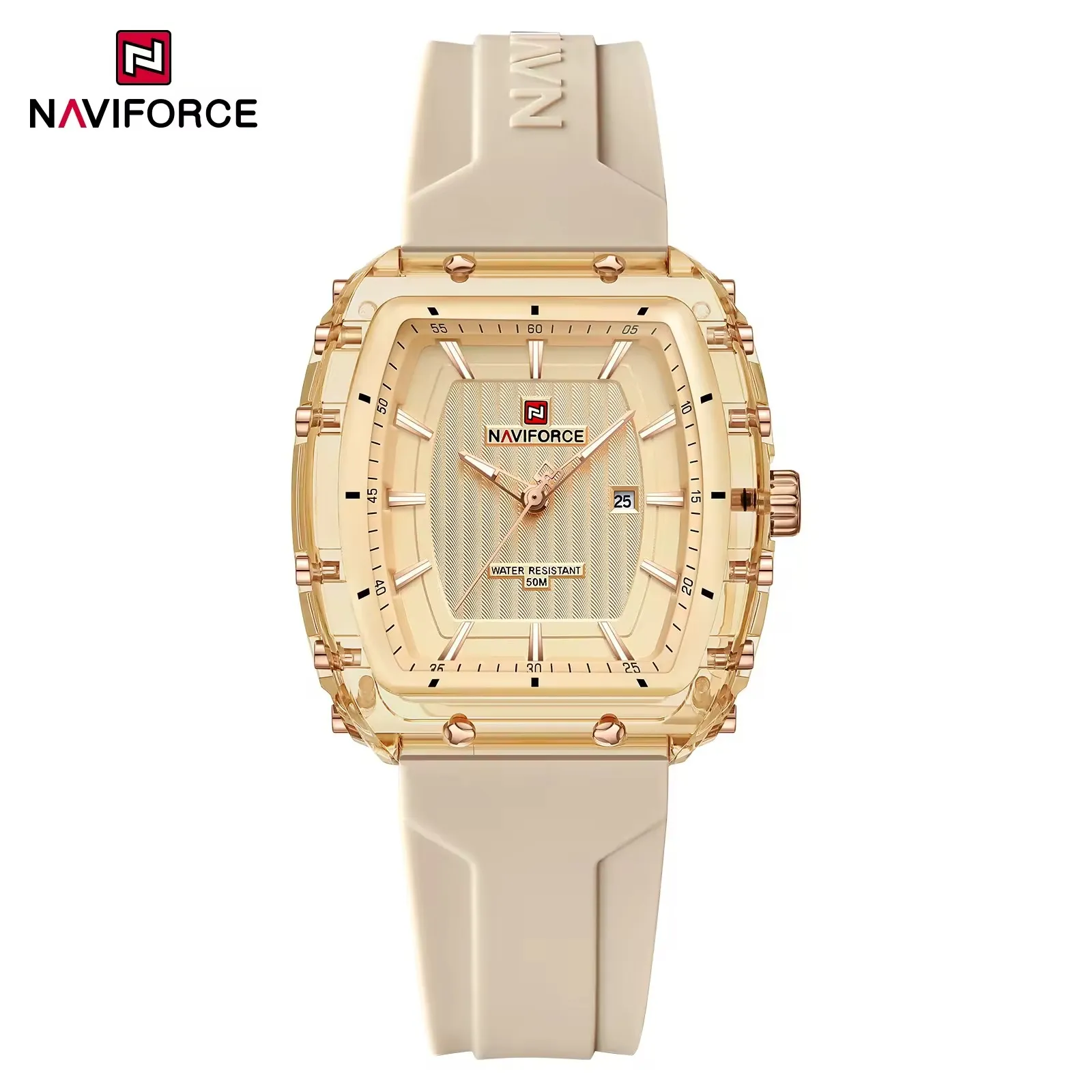 Naviforce 7124 For Women - Gold