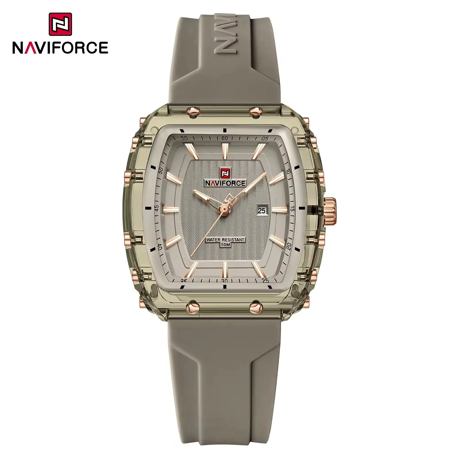Naviforce 7124 For Women - Rose Gray