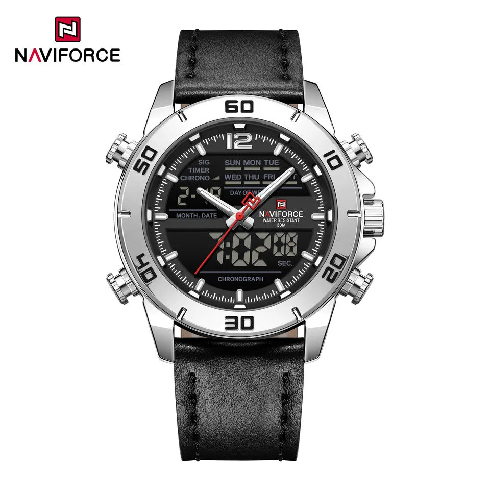 Naviforce 9253 L For Man - Sliver Black