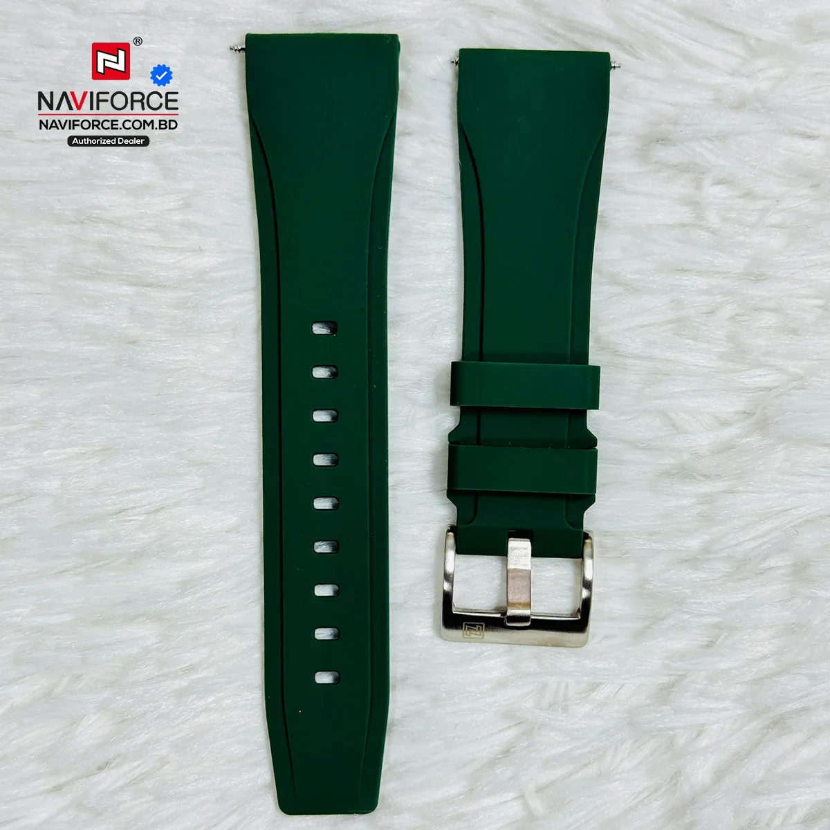 Naviforce Silicon Belt 8025 - 24mm - Green