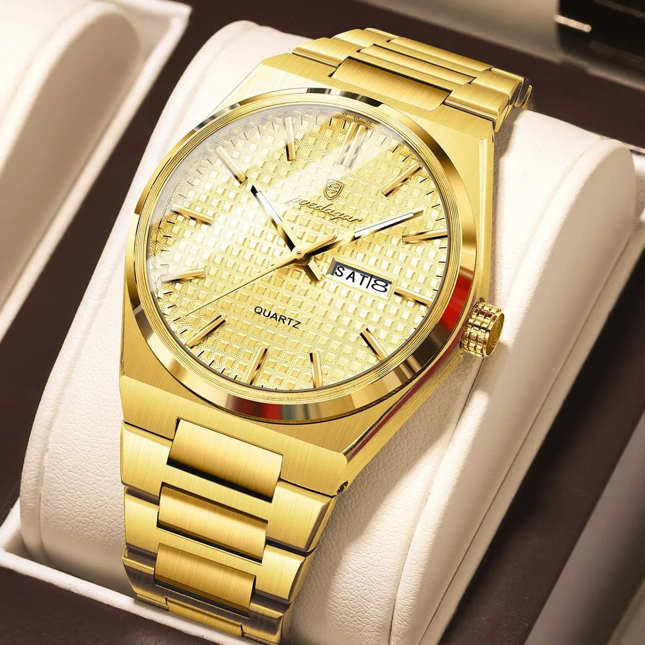 Poedagar 874 CH For Men - Gold