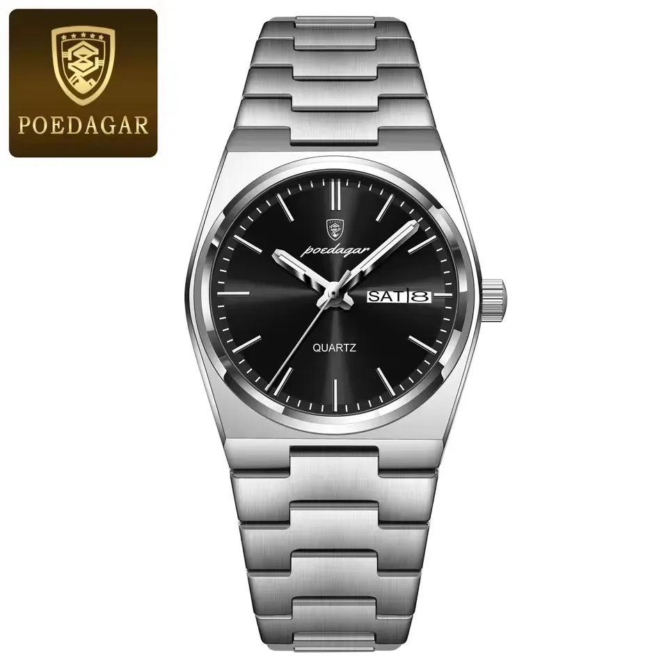 Poedagar 786 For Women - Silver Black