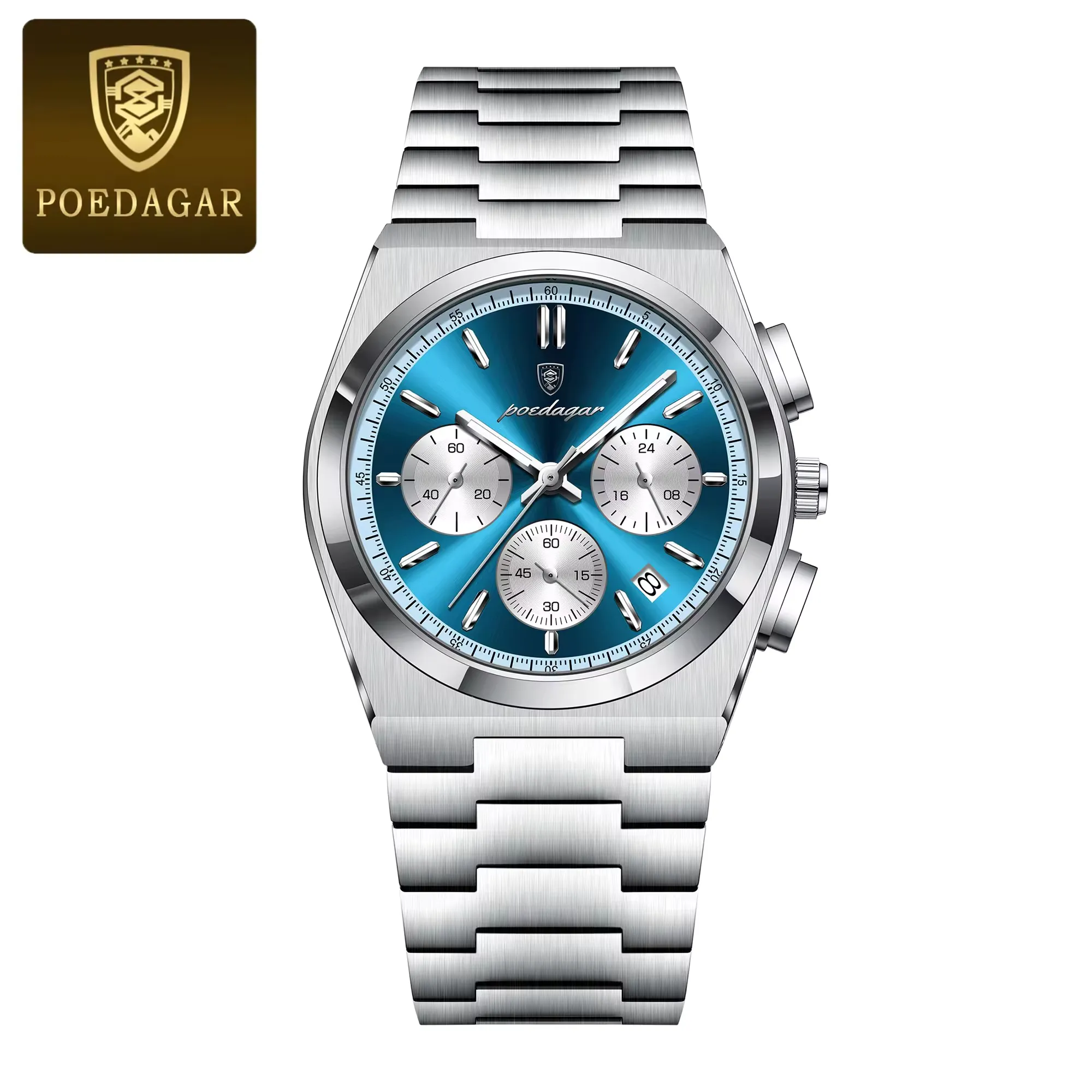 Poedagar 970 CH - Silver Blue