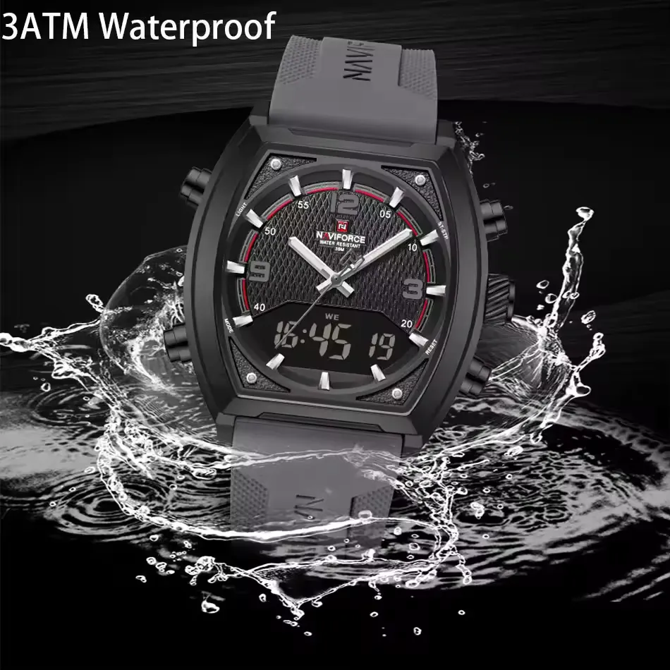 Naviforce 9242 For Men - Gray