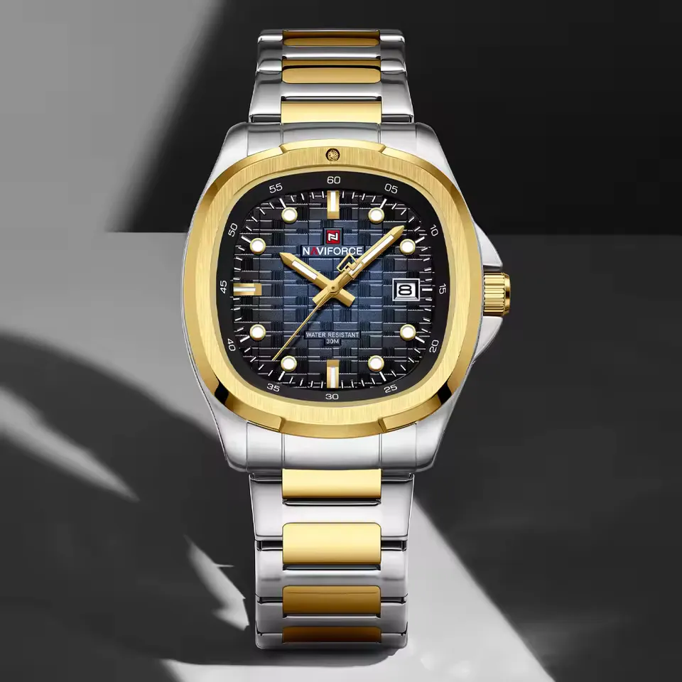 Naviforce 9240 CH - Golden Blue For Men