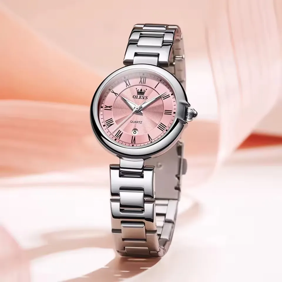 Olevs 5608 For Women – Silver Pink