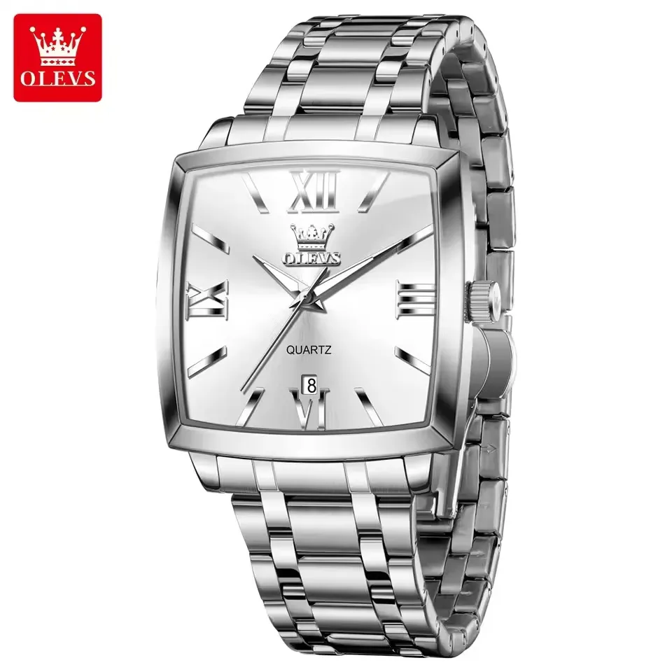 Olevs 2969 CH For Men - Silver