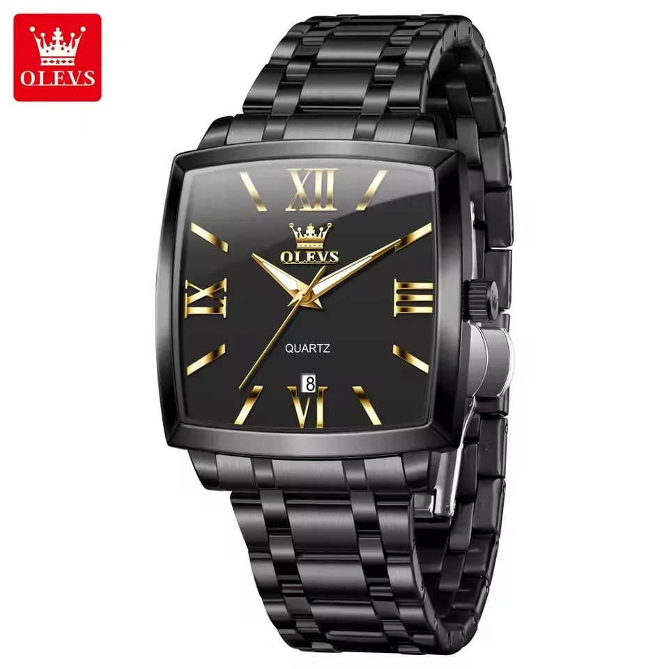 Olevs 2969 CH For Men - Black