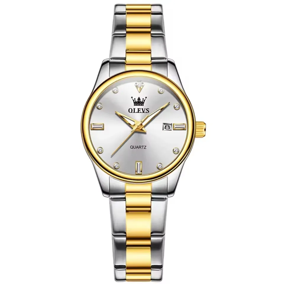 Olevs 3621 For Women - Silver Gold White
