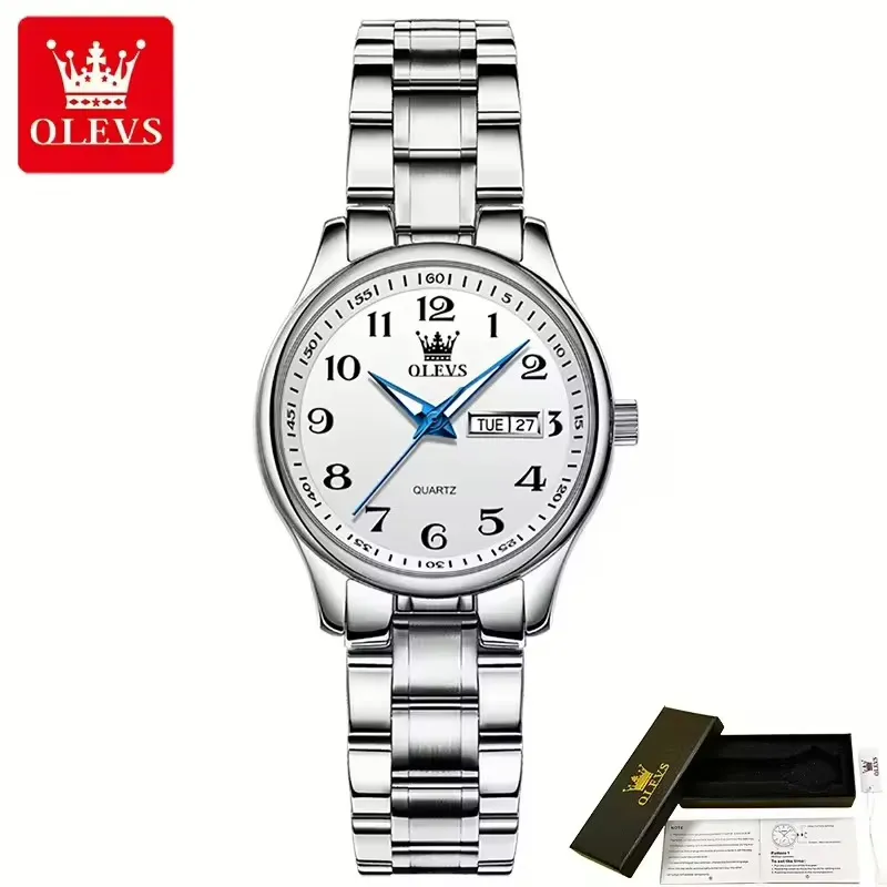Olevs 5567 - Silver White For Woman