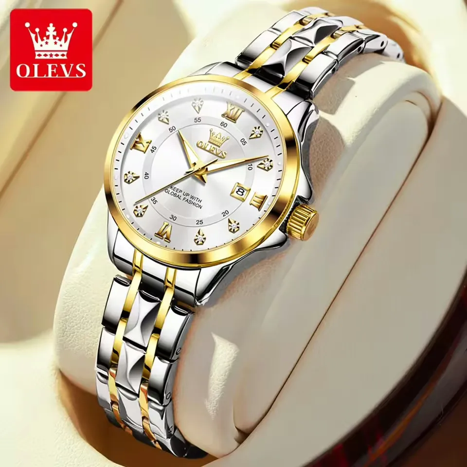 Olevs 2906 CH ? Sliver Gold White For Woman