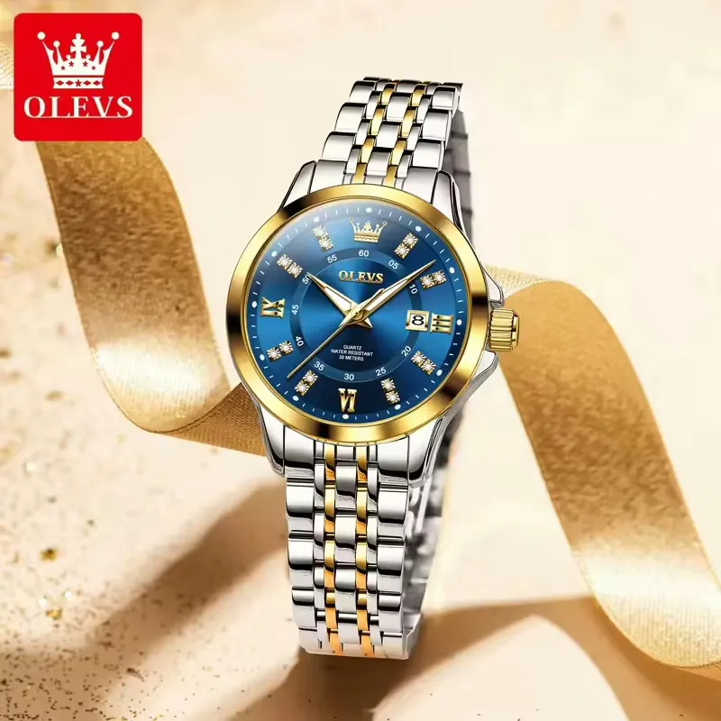Olevs 3620 CH For Women - Golden Blue