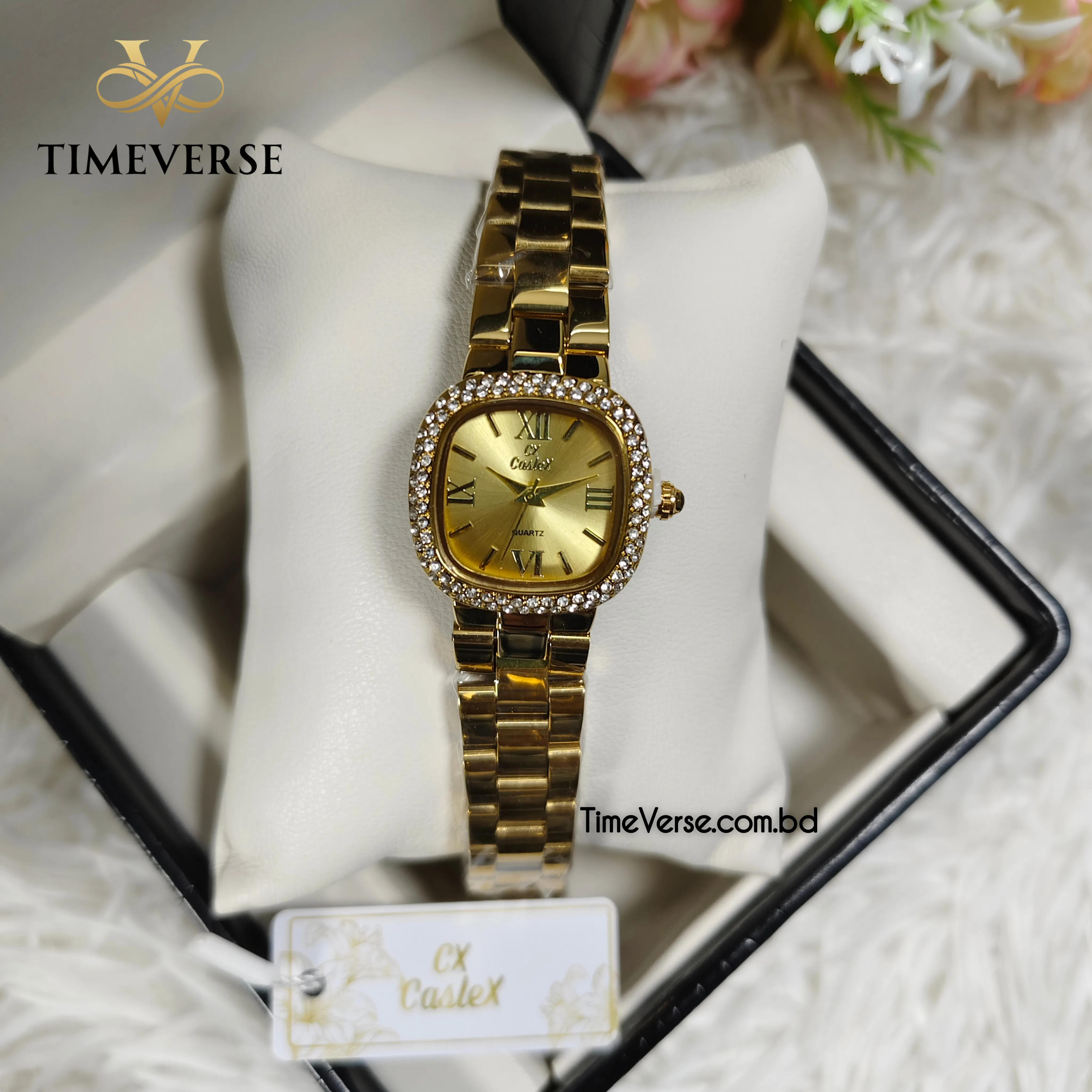 Caslex 477 Ladies Watch - Gold