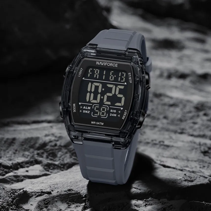 Naviforce 6106 For Men - Gray 