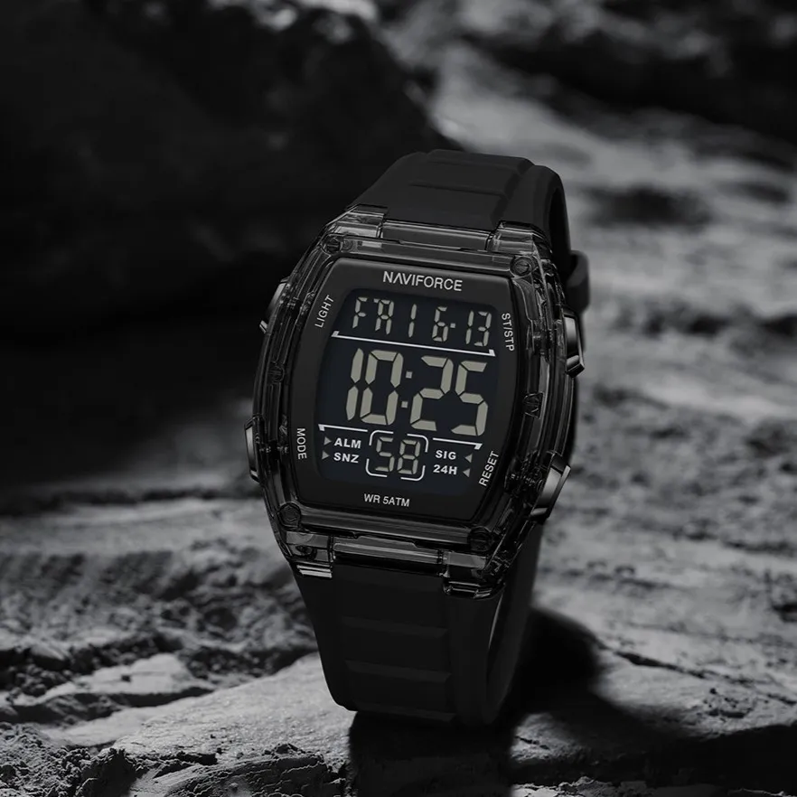 Naviforce 6106 For Men - Black 