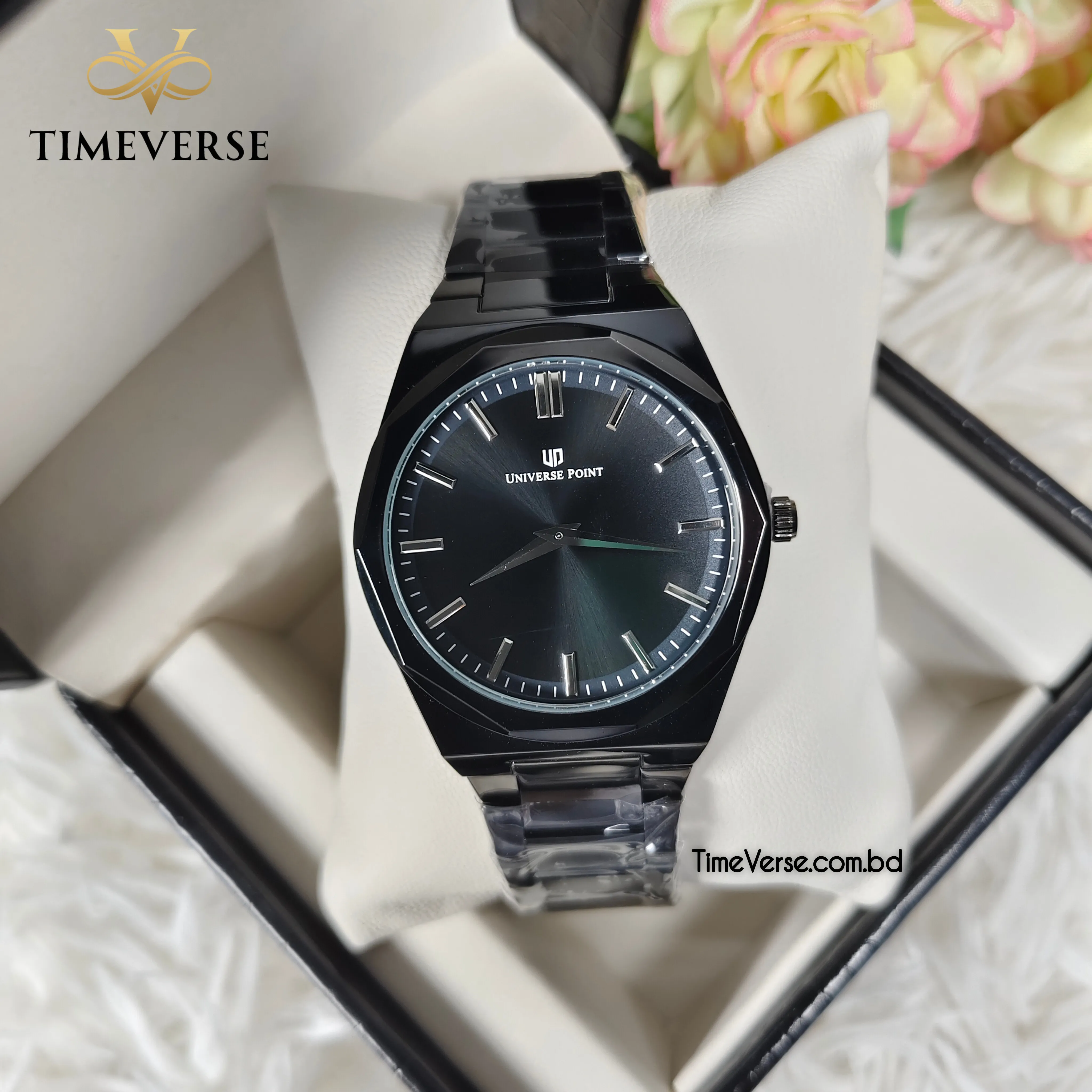 Universe Point 2605 Men's Watch - Black