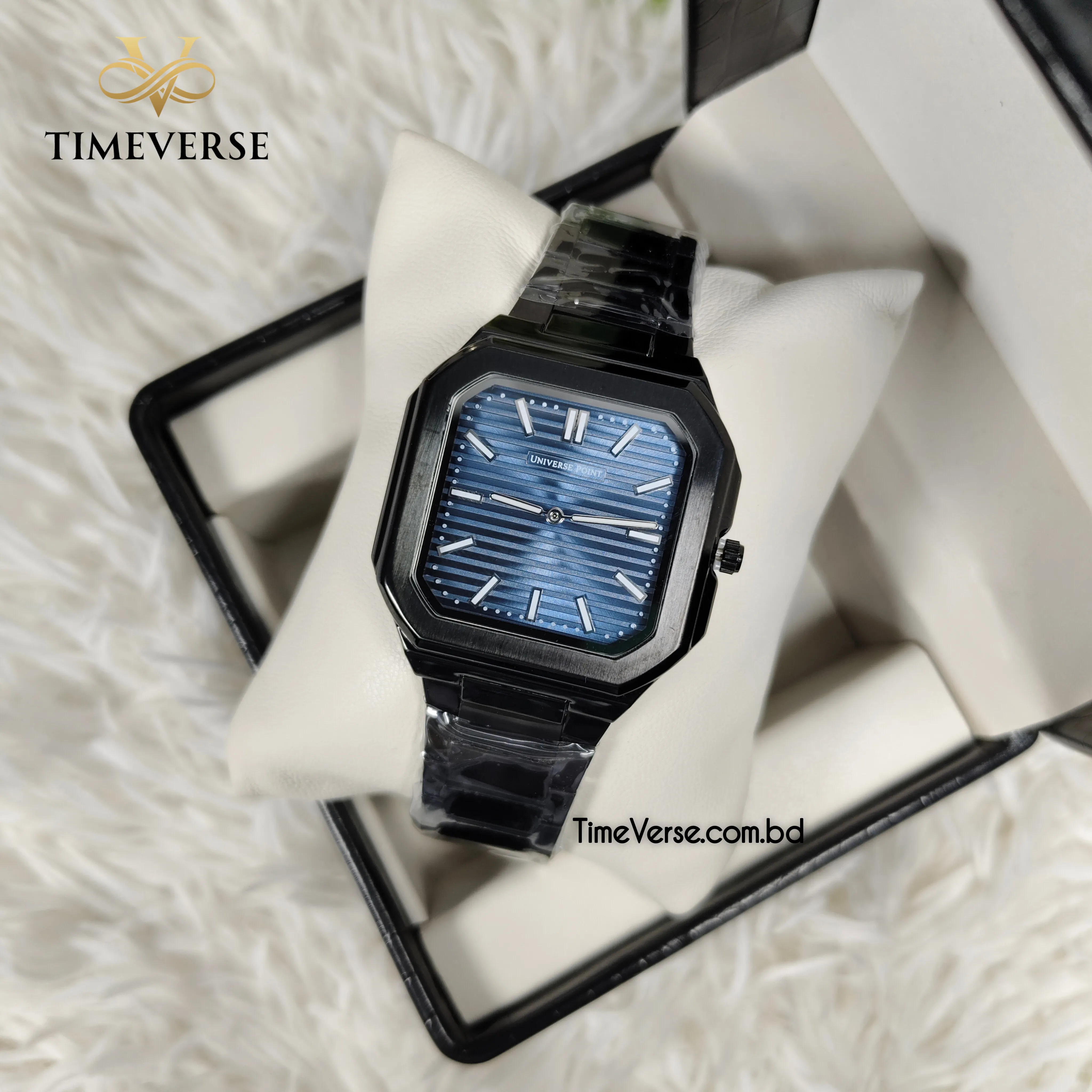 	Universe Point 7751 Men's Watch - Black Blue