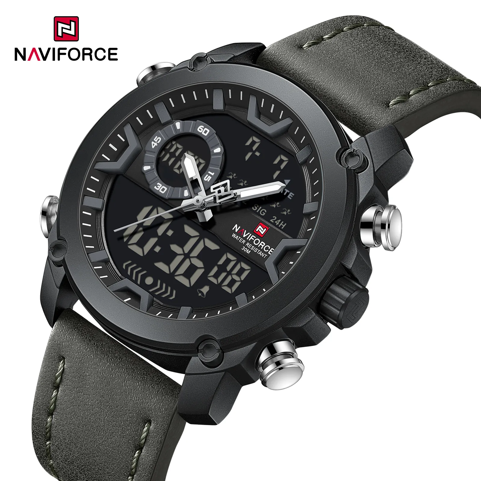 Naviforce 9261 - Black Gray 