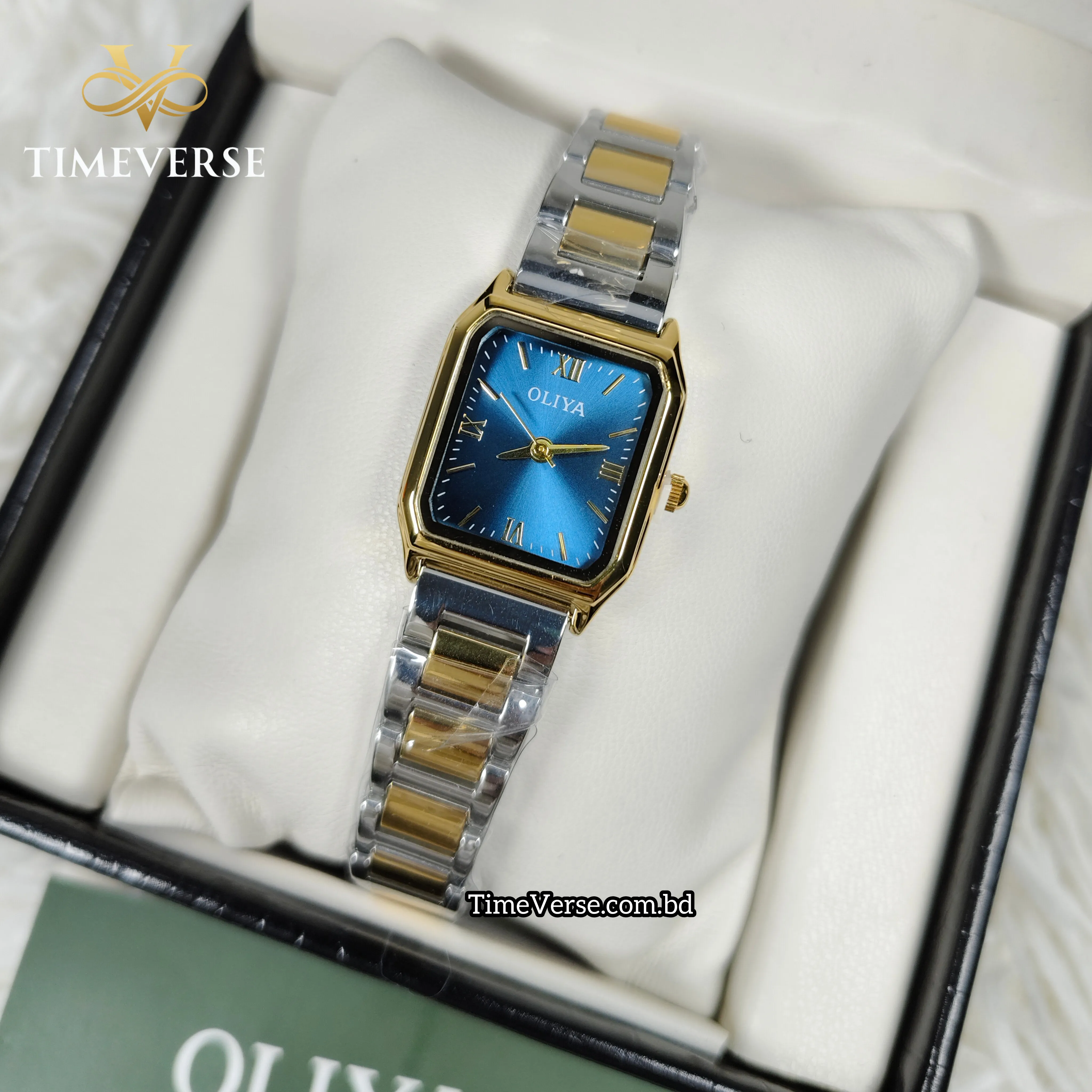 Oliya 899 Ladies Watch - Silver Gold Blue