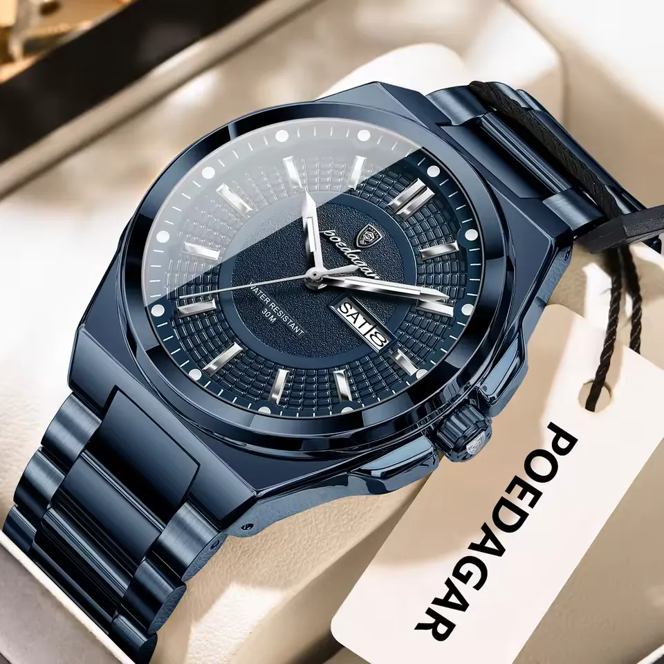 Poedagar 896 Men's Watch - Blue