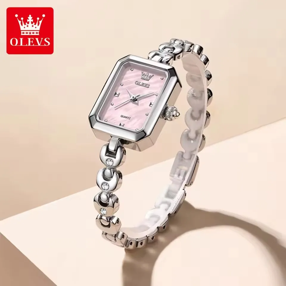 Olevs 3665 For Women - Silver Pink