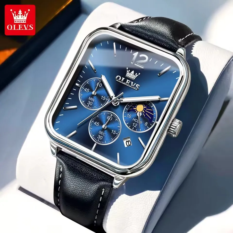 Olevs 9914 For Men - Black Blue