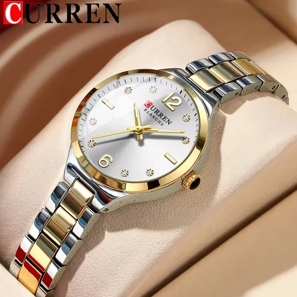 Curren 9105 Ladies Watch - Sliver Gold