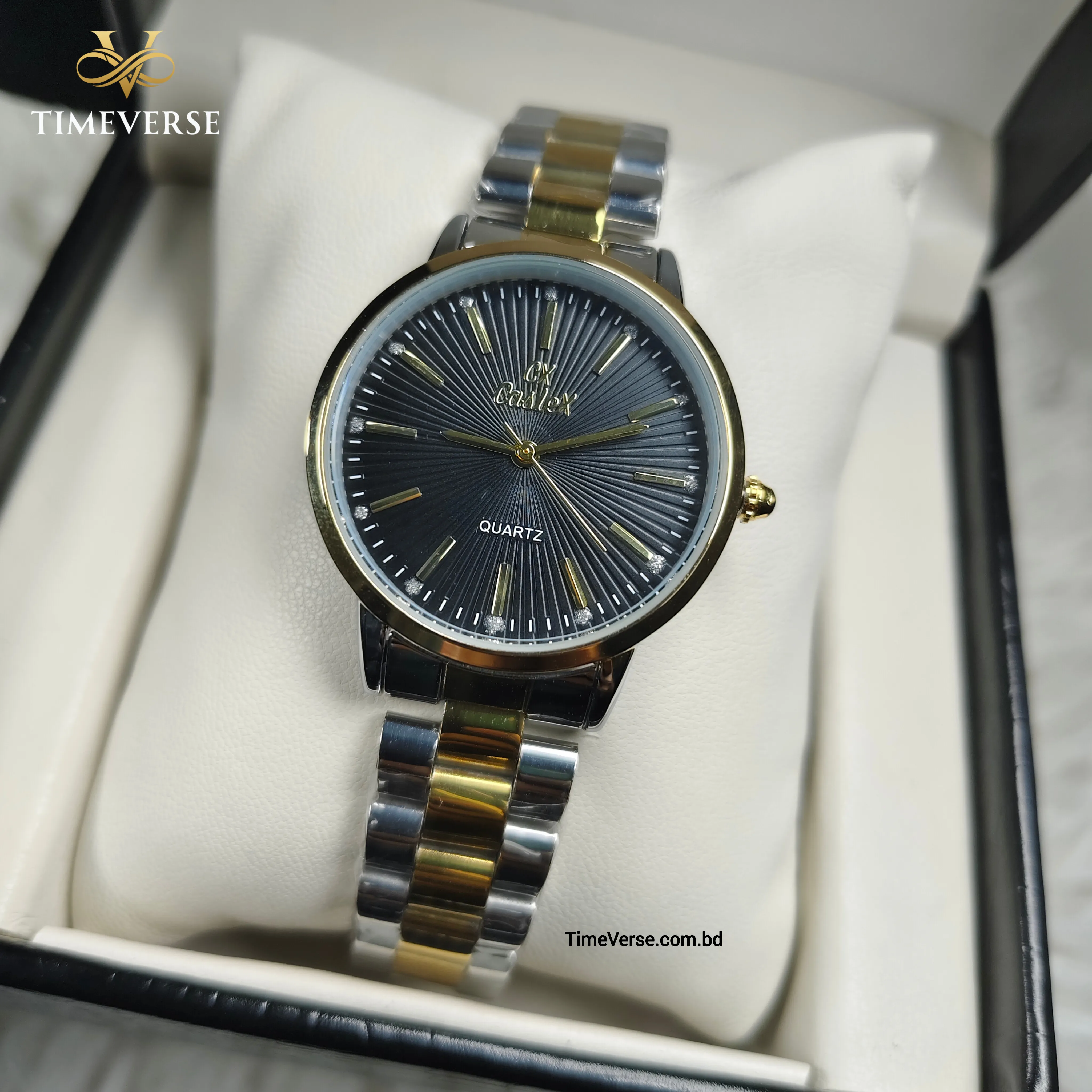 Caslex 027 Ladies - Silver Gold Black 