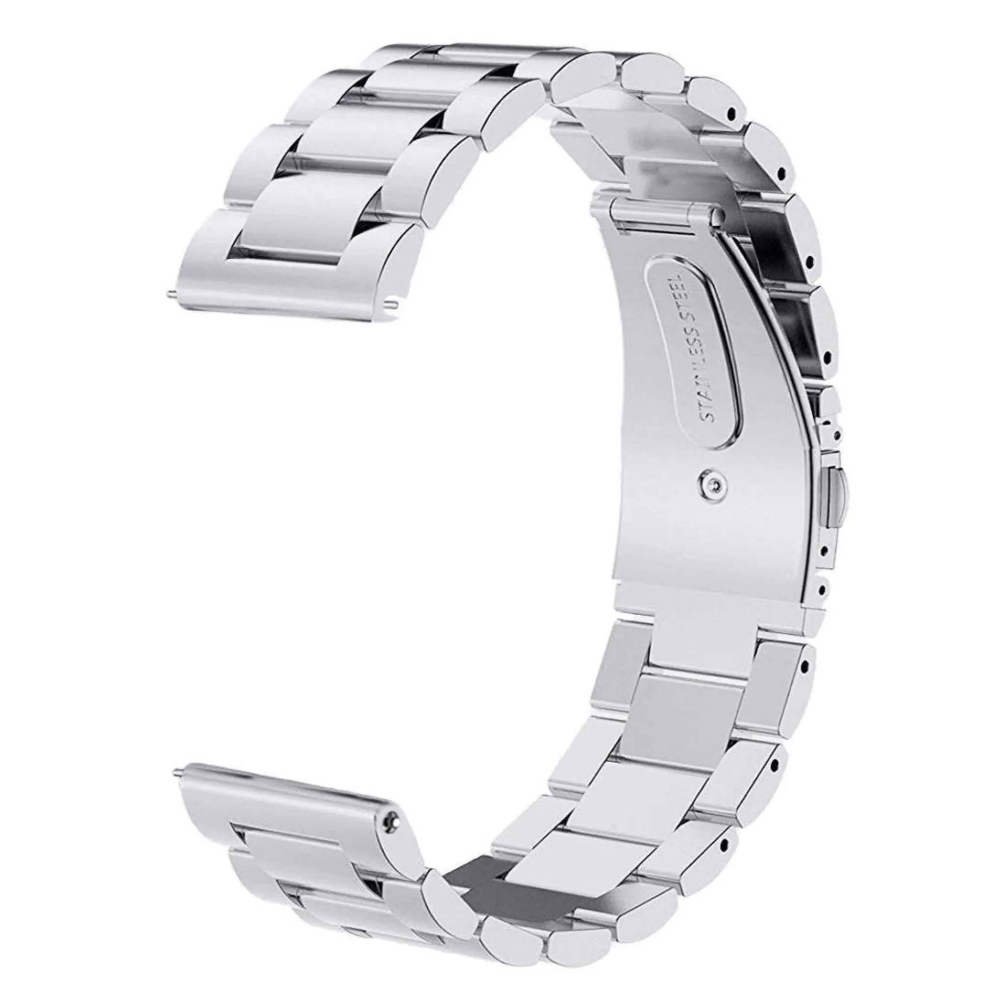Watch Stainless Steel Strap 22mm - Silver