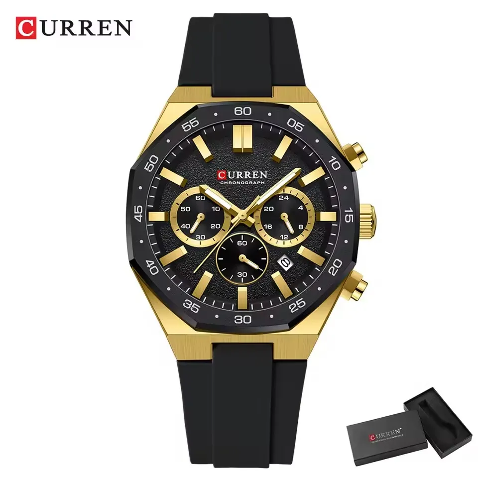 Curren 8489 For Men - Gold