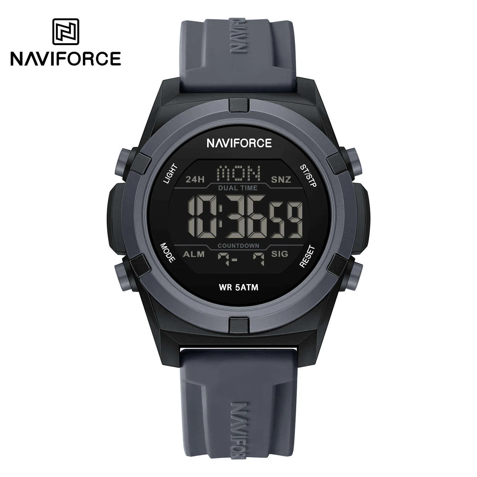 Naviforce 7127 - Black Lite Gray 