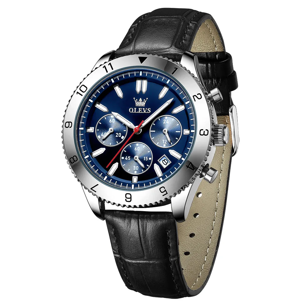 Olevs TY711 - Black Blue For Men