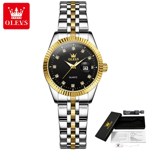 Olevs 5526 For Women - Black Gold