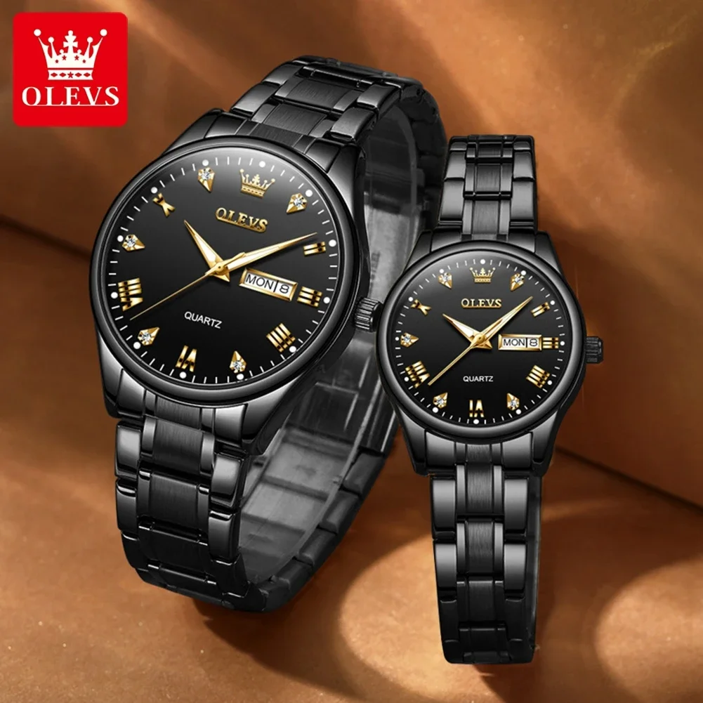 Olevs 5563 Couple - Black