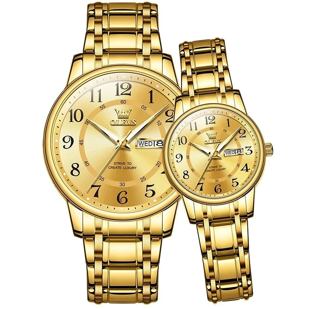 Olevs 2891 Couple - Gold