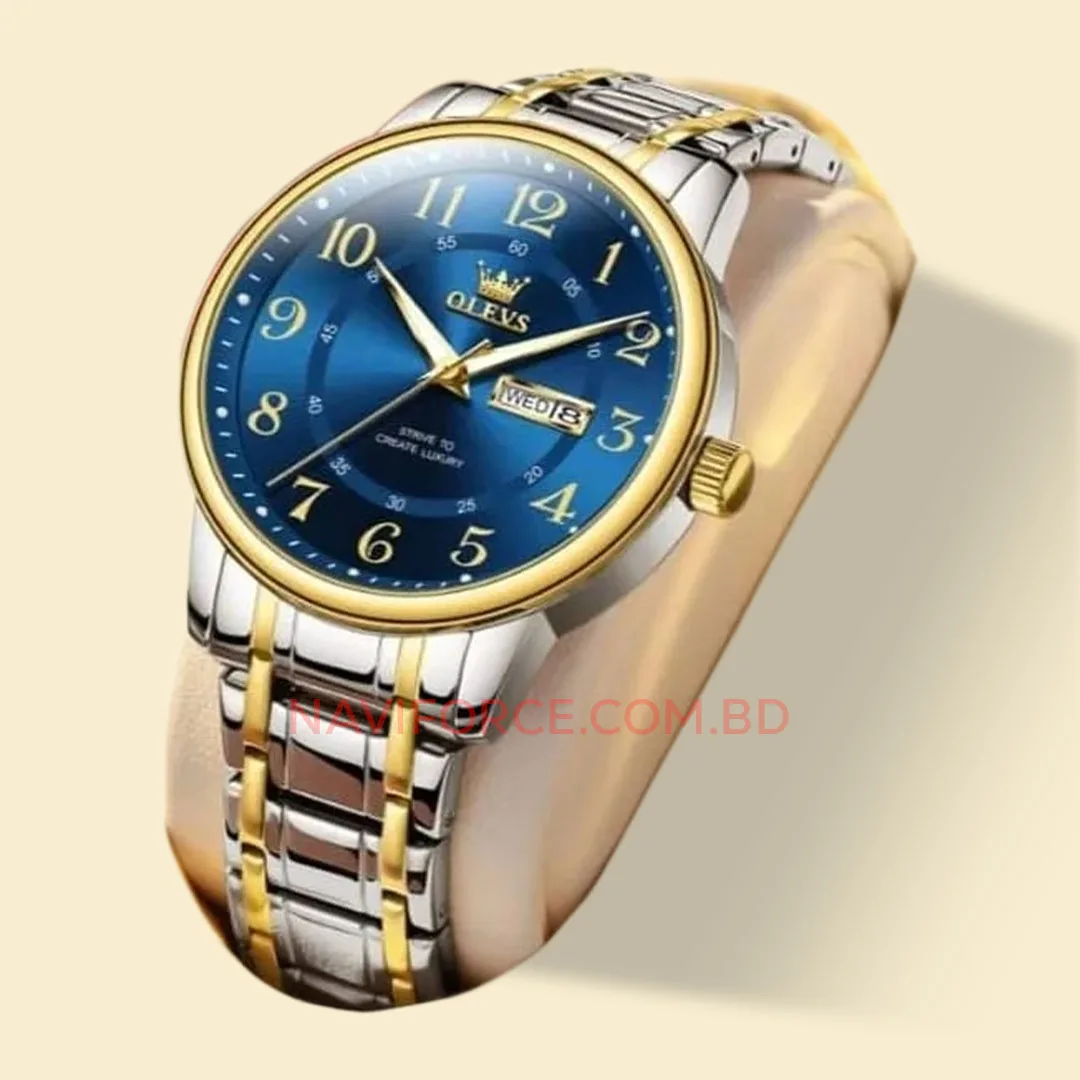 Olevs 2891 CH - Sliver Blue For Man