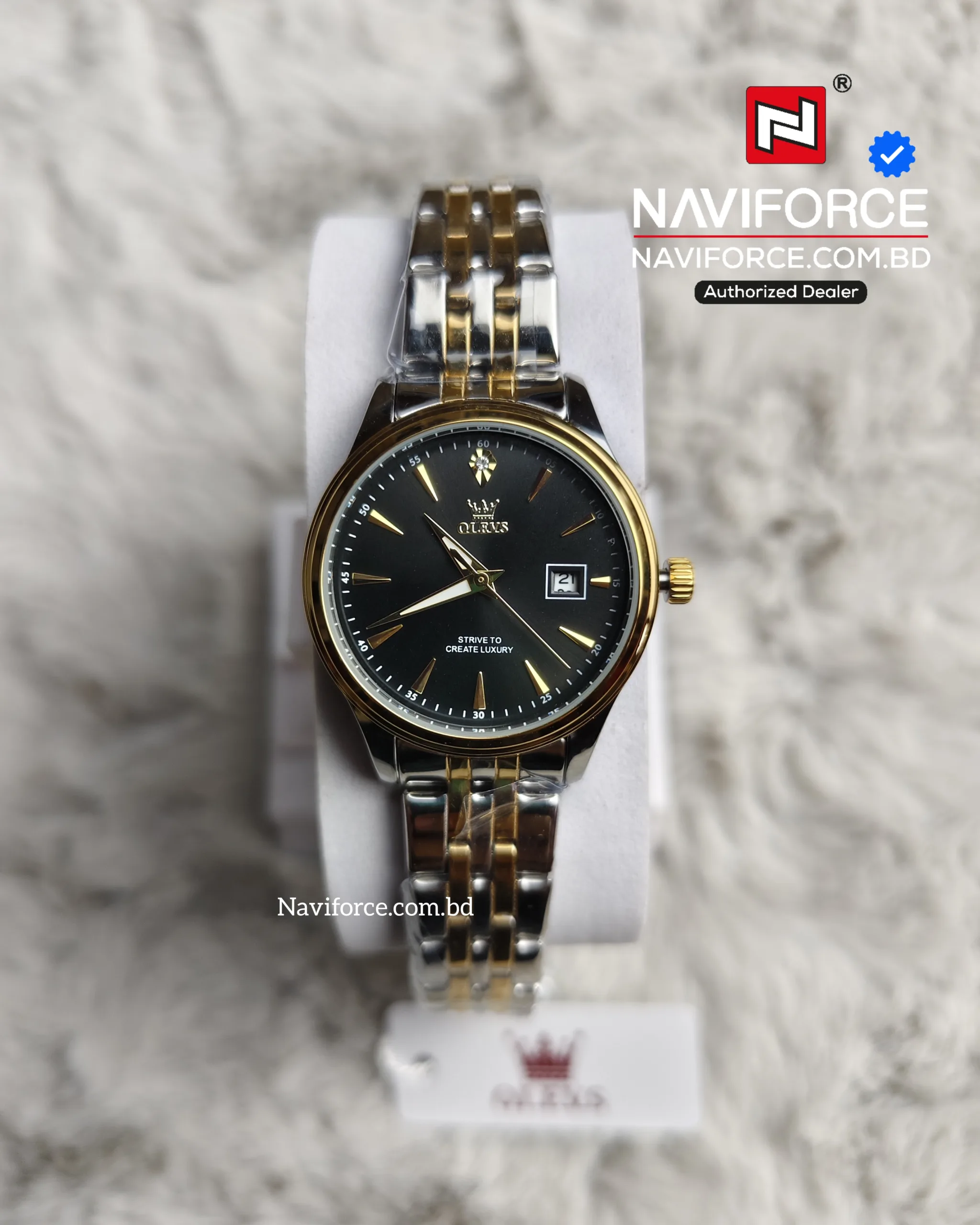 Olevs 5598 CH - Black Gold For Women