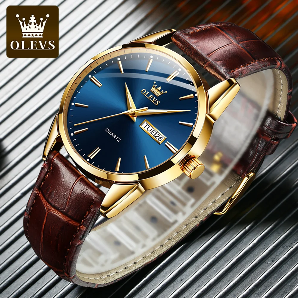 Olevs 6898 L - Brown Blue