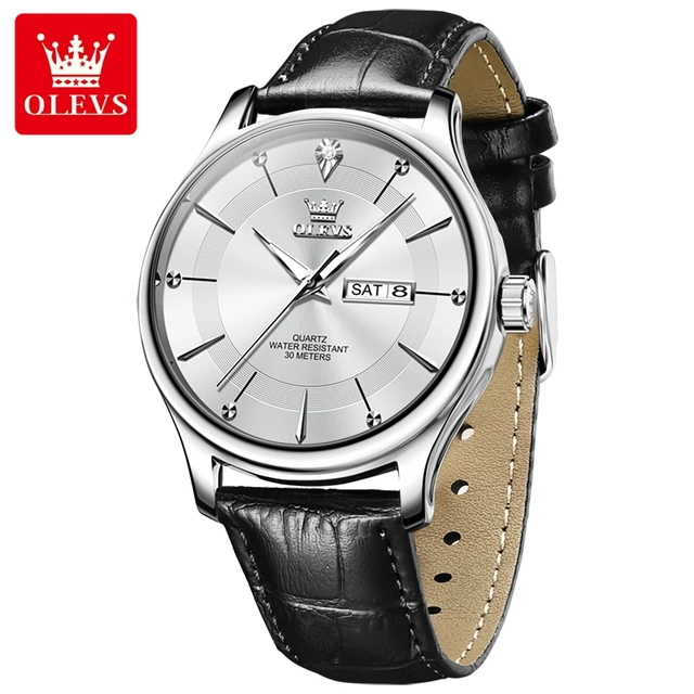 Olevs 9908 L - Black White