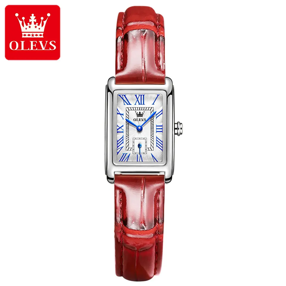 Olevs 6625 For Women - Silver Red