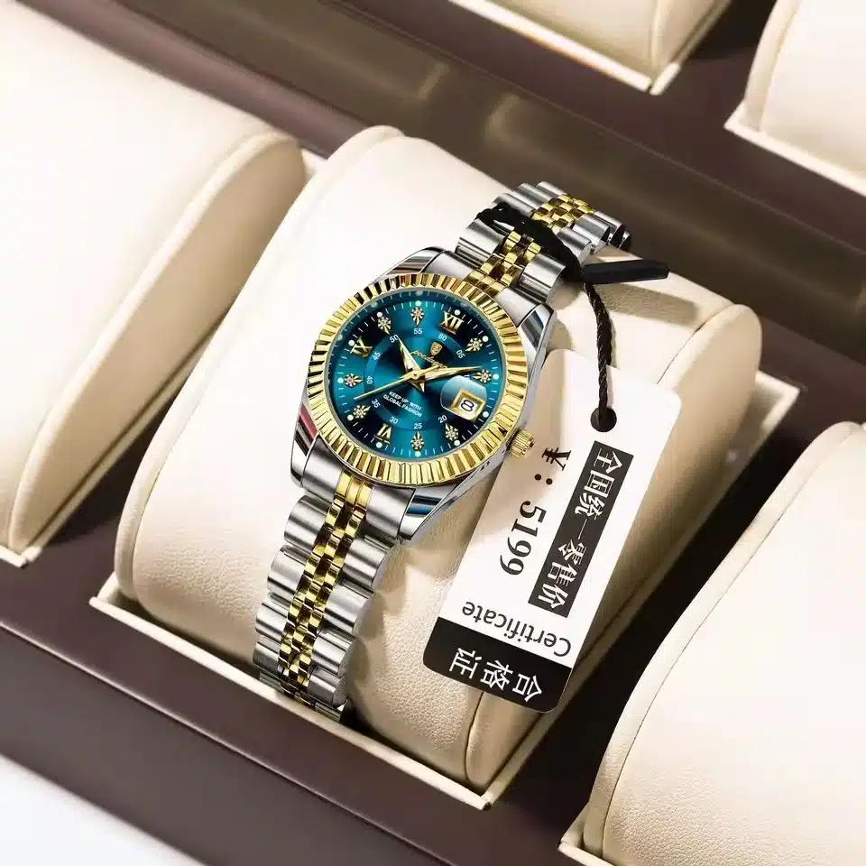 Poedagar 780 CH For Women - Gold Blue