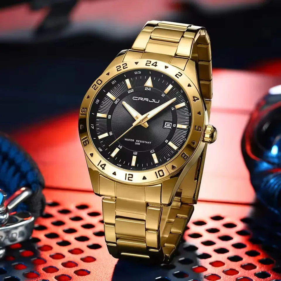 Crrju 5007 CH For Men - Gold Black