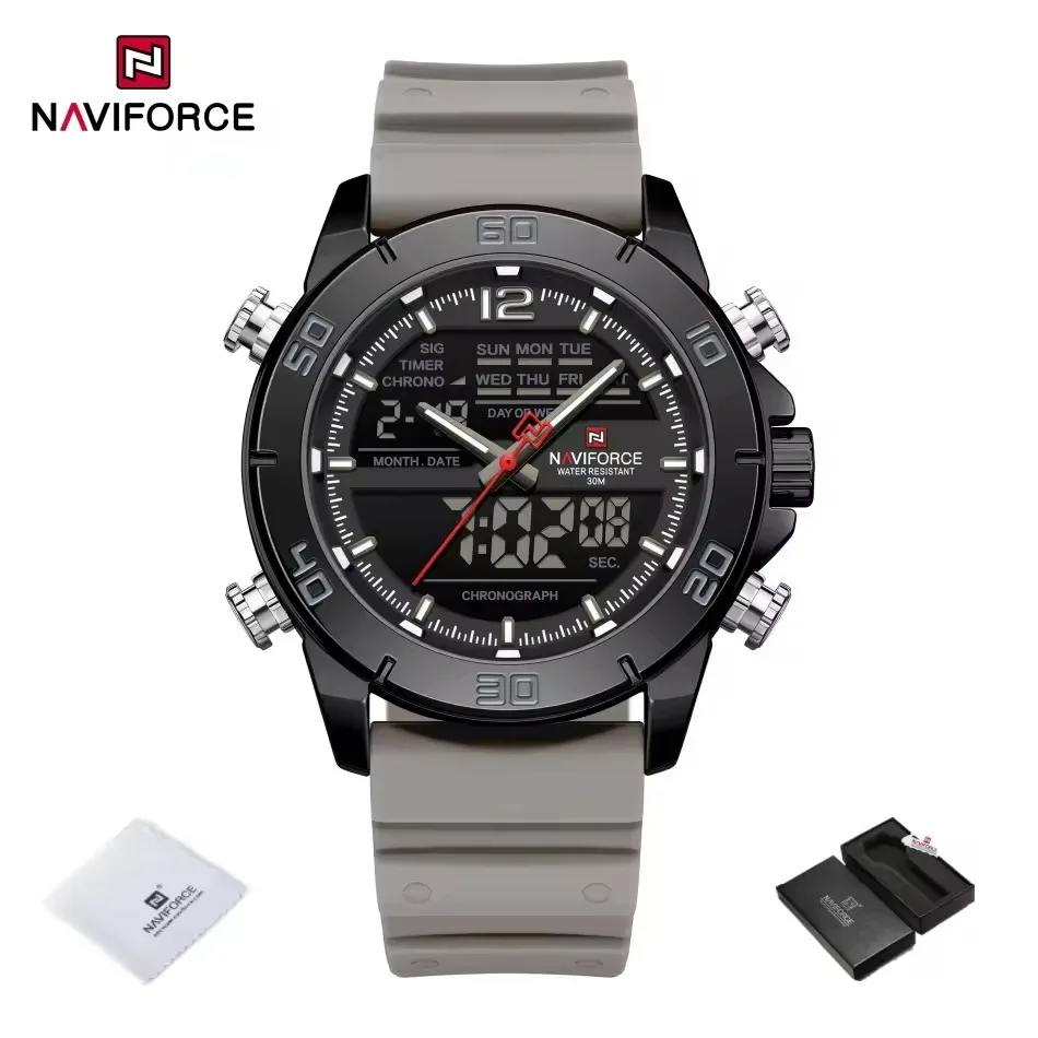 Naviforce 9253-T For Man - Gray Black