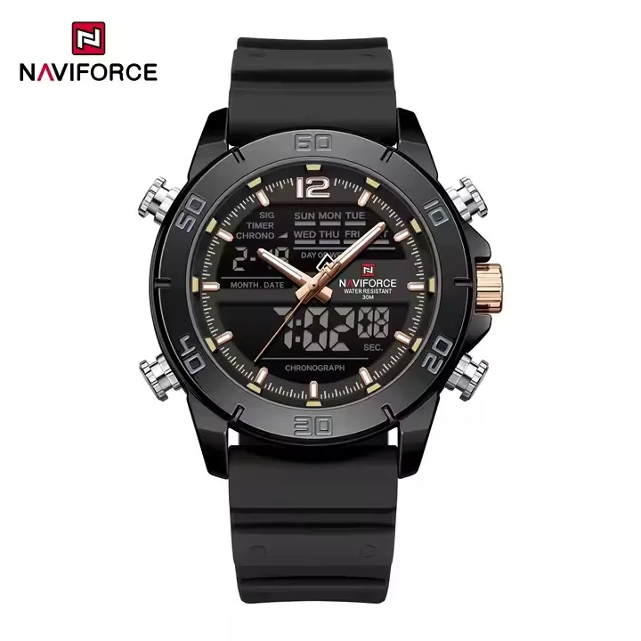 Naviforce 9253-T For Man - Black Rose