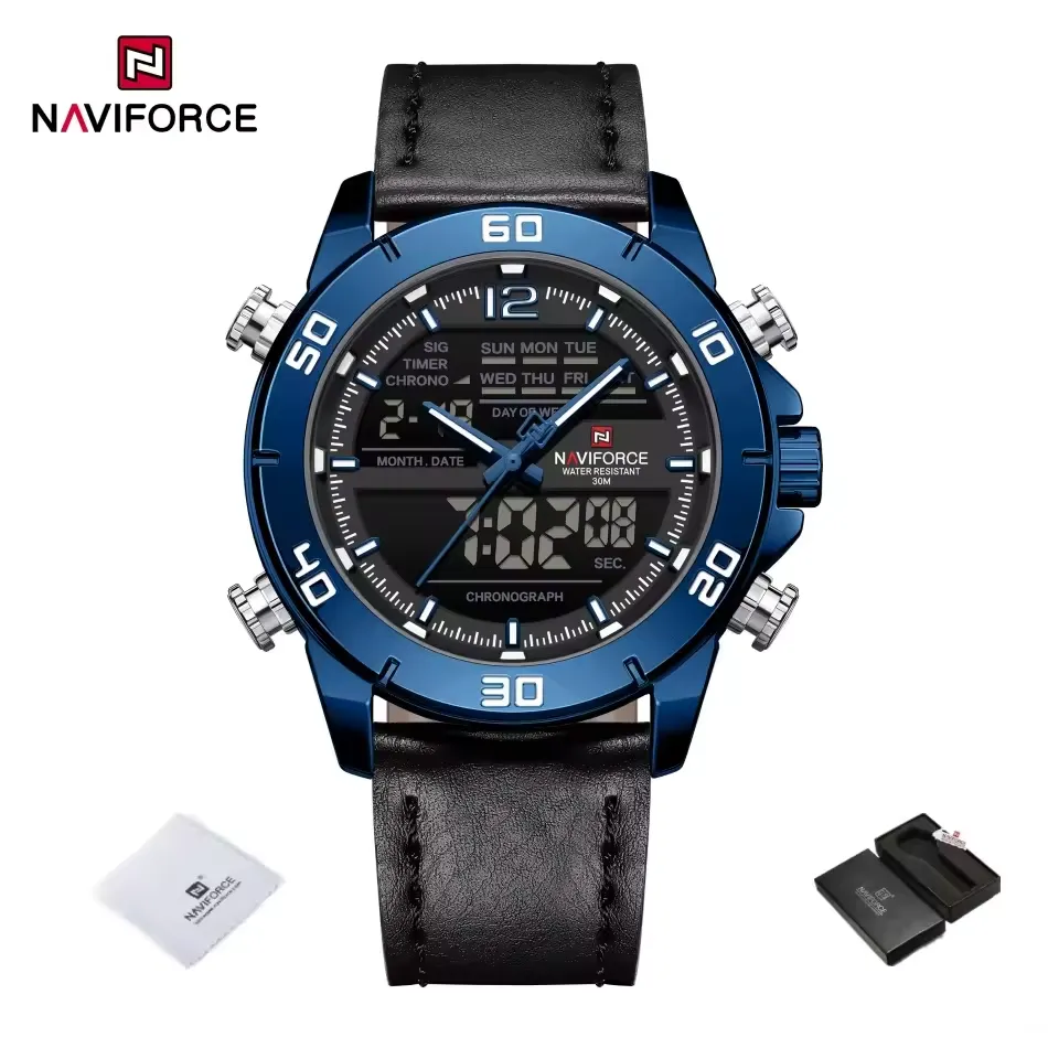 Naviforce 9253-L For Man - Black Blue