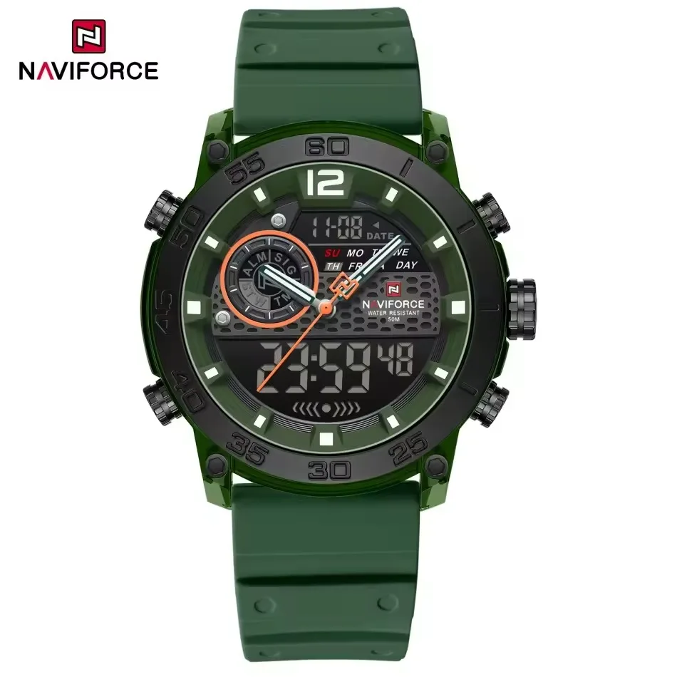 Naviforce 6104 For Men - Green