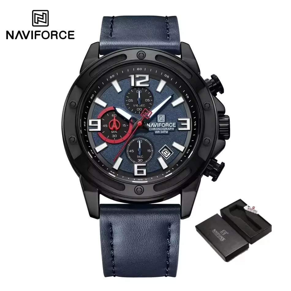 Naviforce 8074 For Men - Blue