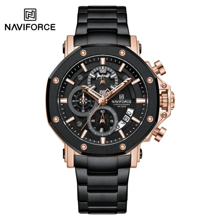 Naviforce 8065 CH - Black Rose For Men