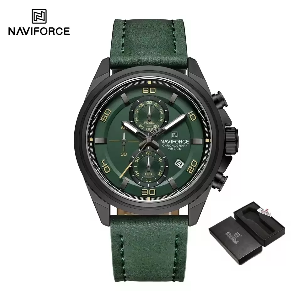 Naviforce 8075 For Men - Green