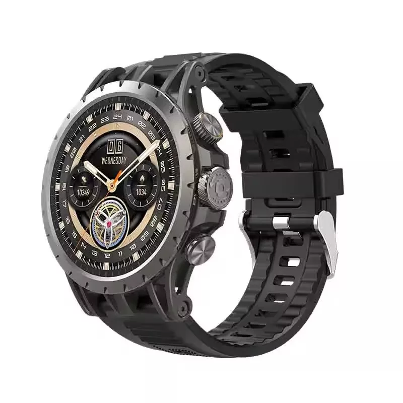 Valdus VG54 Pro AMOLED 4G SIM Supported Android Smart Watch - Black